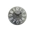 Horloge Murale Horloges Modernes Gris Rond Mdf Hall 33,8x33,8x4