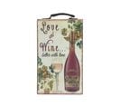 Porte-bouteilles De Vin Vintage En Bois, Présentoir De Table Pour Le Vin