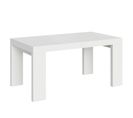 Table Extensible 90x160/420 Cm Roxell Frêne Blanc