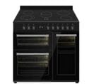 Cuisinière Sm909in - Induction - 5 Zones - Four Électrique - Multifonction - Noir