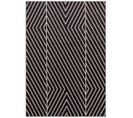Tapis De Salon Linen En Polypropylène - Noir - 200x290 Cm