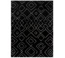 Tapis Style Berbère Ramin En Acrylique - Noir - 120x170 Cm
