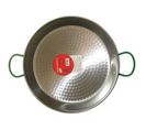 Plat à Paella En Acier Poli 60cm Pour 20 Personnes - 0160