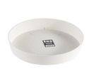 Plateau 28 Cm - Pour Pot De Fleurs 38 Cm - Blanc