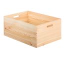 Caisse En Bois De Rangement 60 X 40 X 23 Cm