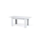 Table À Manger Extensible L140/190 Cm - Kendra - Blanc Brillant