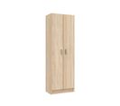 Armoire Rangement 2 Portes - L73 X H180 Cm