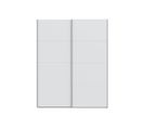 Armoire Penderie Félia Avec Portes Coulissantes L150 X H200 cm -  Blanc