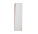 Miroir Asymétrique Pleine Longueur 167x46, Collect Looker, En Mdf Plaqué En Bois, Laqué Noyer Clair