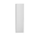 Miroir Asymétrique Pleine Longueur 167x46, Collection Looker, En Mdf Plaqué En Bois, Laqué Blanc