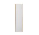 Miroir Asymétrique Pleine Longueur 167x46, Collect Looker, En Mdf Plaqué En Bois, Laqué Chêne Clair