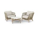 Ensemble De Jardin 2 Fauteuils Et Table 80cm - Provenza