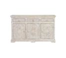 Buffet 3 Tiroirs Bois Blanc 150x40x90cm