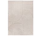 Tapis Intérieur 120x170 Cm Blanc Rectangulaire Diena Scandinave Avec Relief