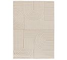 Tapis Intérieur 133x190 Cm Blanc Rectangulaire Zen Scandinave