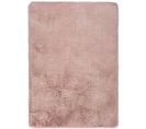 Tapis Intérieur 160x230 Cm Rose Poudré Rectangulaire Alpaca Shaggy Uni