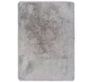 Tapis Intérieur 160x230 Cm Argent Rectangulaire Alpaca Shaggy Uni