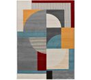 Tapis Intérieur 133x190 Cm Multicolore Rectangulaire Adra Géometrique