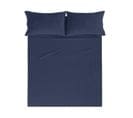 Drap De Lit Pure  Bleu Marine 160x280 Cm