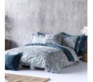 Housse De Couette Alain   Bleu/gris 240x220 Cm