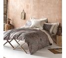 Housse De Couette Eider  Beige/gris/rose 200x200 Cm