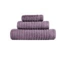 Lot De 3 Serviettes Palace Violet 30x50+50x100+70x140 Cm