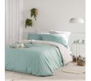 Housse De Couette Casual  Vert/beige 200x200 cm