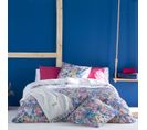 Housse De Couette  Florette Bleu/fuchsia/rose 200x200 cm