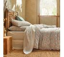 Housse De Couette Lin/coton Organic Indira 155x220 Cm Beige