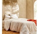 Housse De Couette Lin/coton Organic Maho 155x220 Cm Orange Foncé