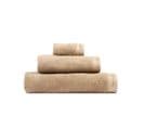 Set De 3 Serviettes Casual Beige 30x50+50x90+90x150 Cm