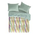 Housse De Couette Réversible En Coton Wave A-b 200x200 Cm Multicolore