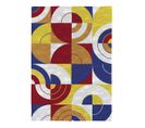 Tapis Multicolore Géométrique Plat Moderne Hendri Multicolore 200x290