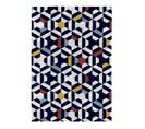 Tapis Graphique Design Plat Multicolore Twist Multicolore 80x150