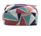 Pouf Abstrait Design Multicolore Adame Multicolore 50x50x25