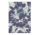 Tapis Bleu Abstrait Plat Moderne Azuri Bleu 160x230