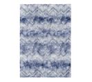 Tapis Abstrait Bleu Moderne Plat Kitae Bleu 160x230