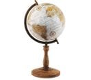 Globe Terrestre Vintage En Bois Et Métal Cook