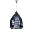 Lustre En Bambou Noir 31x31x36,8h