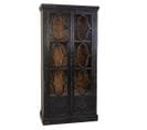 Vitrine En Bois Noir 100x45x204h