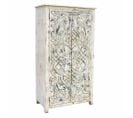 Armoire En Bois Blanc 99x42x180h