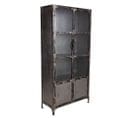 Vitrine En Métal Noire 90x40x190h