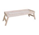 Plateau Artisanal En Bois Blanc 70x30x20h