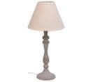 Lampe De Table En Métal Gris 23x23x49h