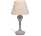 Lampe De Table En Métal Gris 25x25x46h