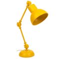 Lampe De Bureau En Métal Jaune 22x14x45h