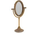 Miroir De Coiffeuse En Résine Avec Support Doré 17x9.5x30.5h