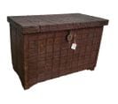 Coffre En Métal Marron 129x47x85h