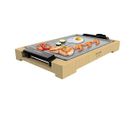 Plancha Électrique Tastyetgrill 2000 Bamboo Mixstone. 2 000 W, Structure Bambou, Thermostat R