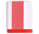 Serviette De Plage 90x160 Cm 450gsm Terry 100%coton Rouge Casa Benetton